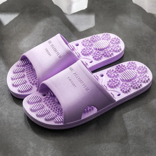 Women's Non-Slip Bath Comfort Slippers with Thick Bottom - Comfort Gift Box
