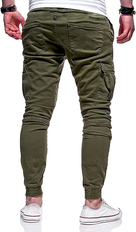 Men's Casual Joggers Pants Sweatpants Cargo Combat