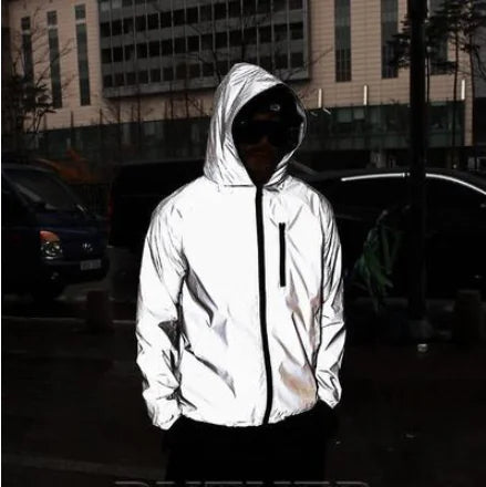 Couple's Reflective Jacket with Print