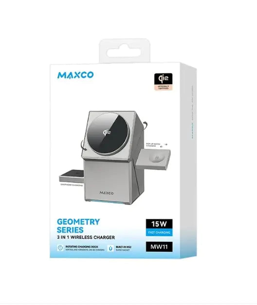 Magnetic Touch Rotating Wireless Charger - Comfort Gift Box