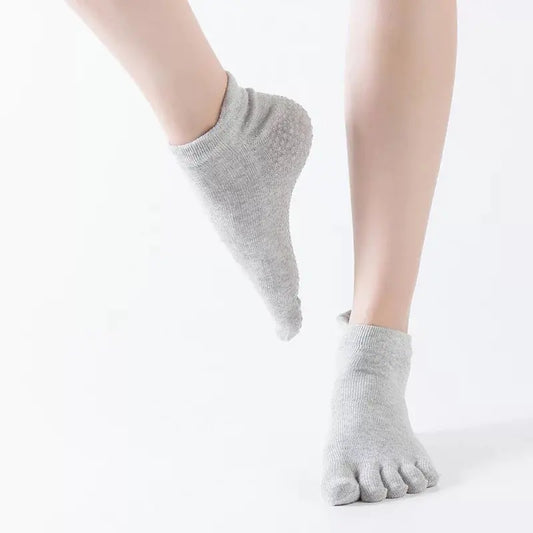 Professional Non-Slip Five-Finger Yoga Socks - Comfort Gift Box