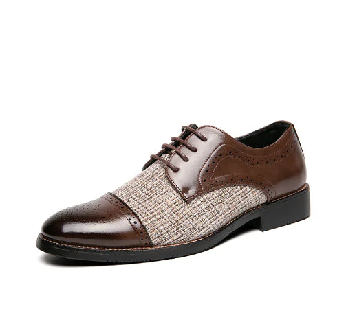 Men's Low-Top Leather Sneakers and Dress Shoes