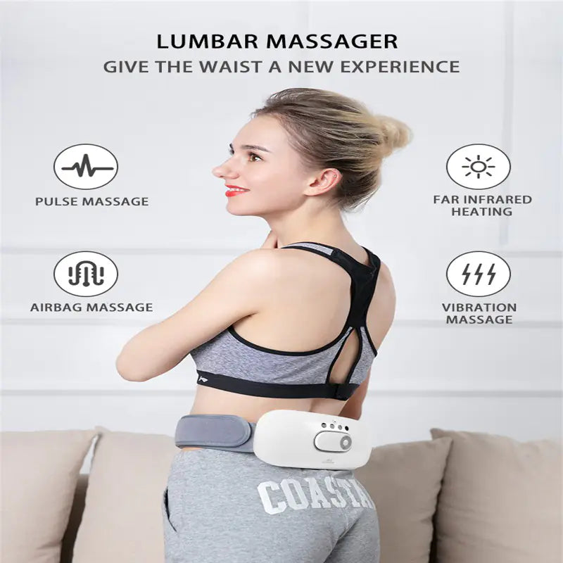 Home Waist Massager for Muscle Pain Relief and Therapy - Comfort Gift Box