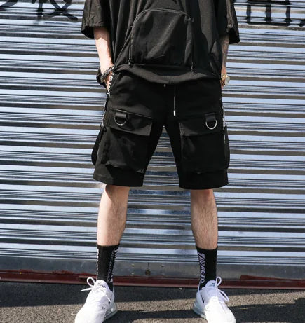 Men's Casual Loose Hip Hop Overalls