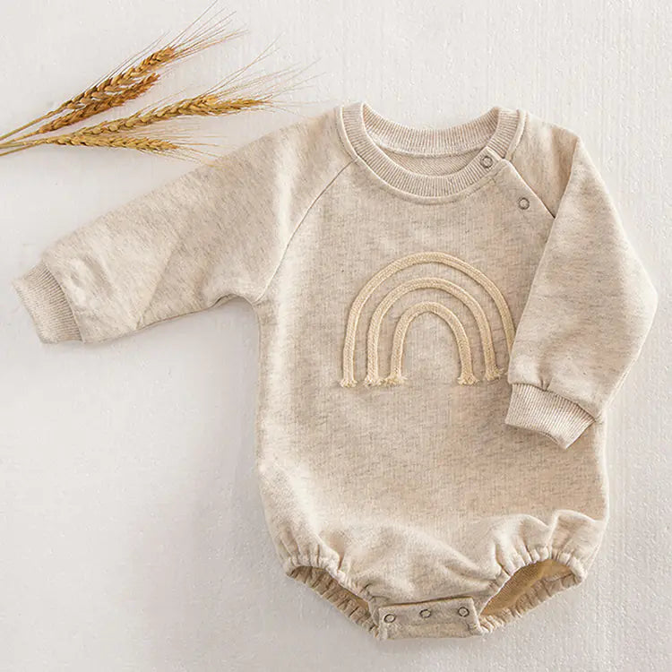 Infant Rainbow Long Sleeve Jumpsuit