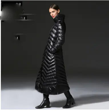 Lightweight Long Down Jacket for Woment