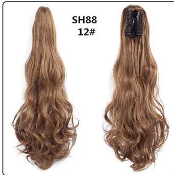 Fluffy Natural Lifelike Claw Clip Ponytail