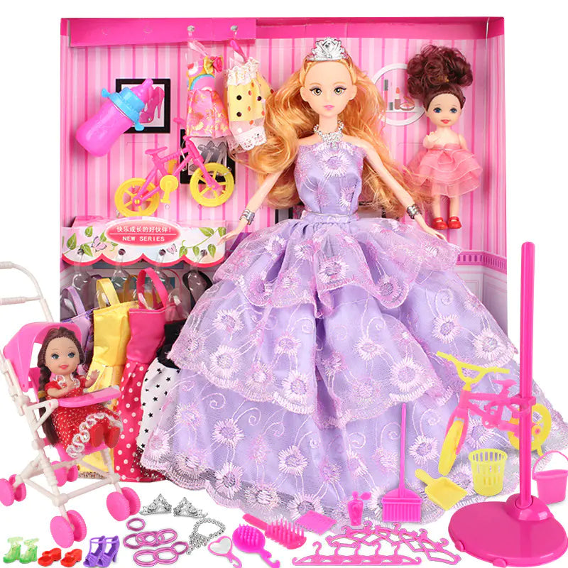 Special Dress-Up Barbie Doll Gift Set for Kids