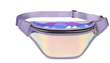 Irregular Personality Laser Reflective Crossbody Bag