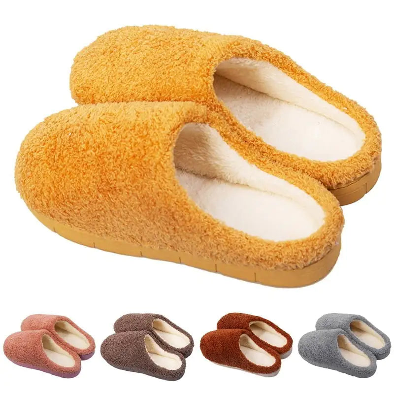 Soft Furry Winter Slippers for Women