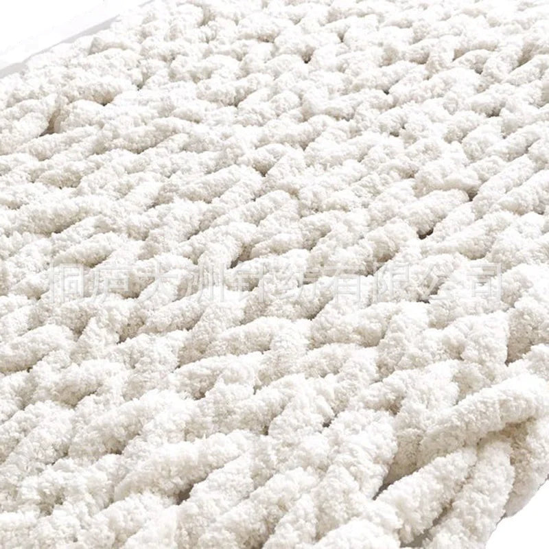 Weighted Knitted Wool Blanket - Comfort Gift Box