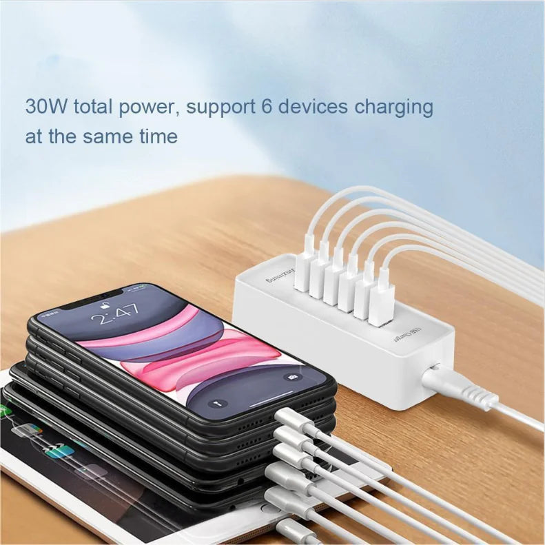 Multi-Port Fast Charger Socket for Dormitories