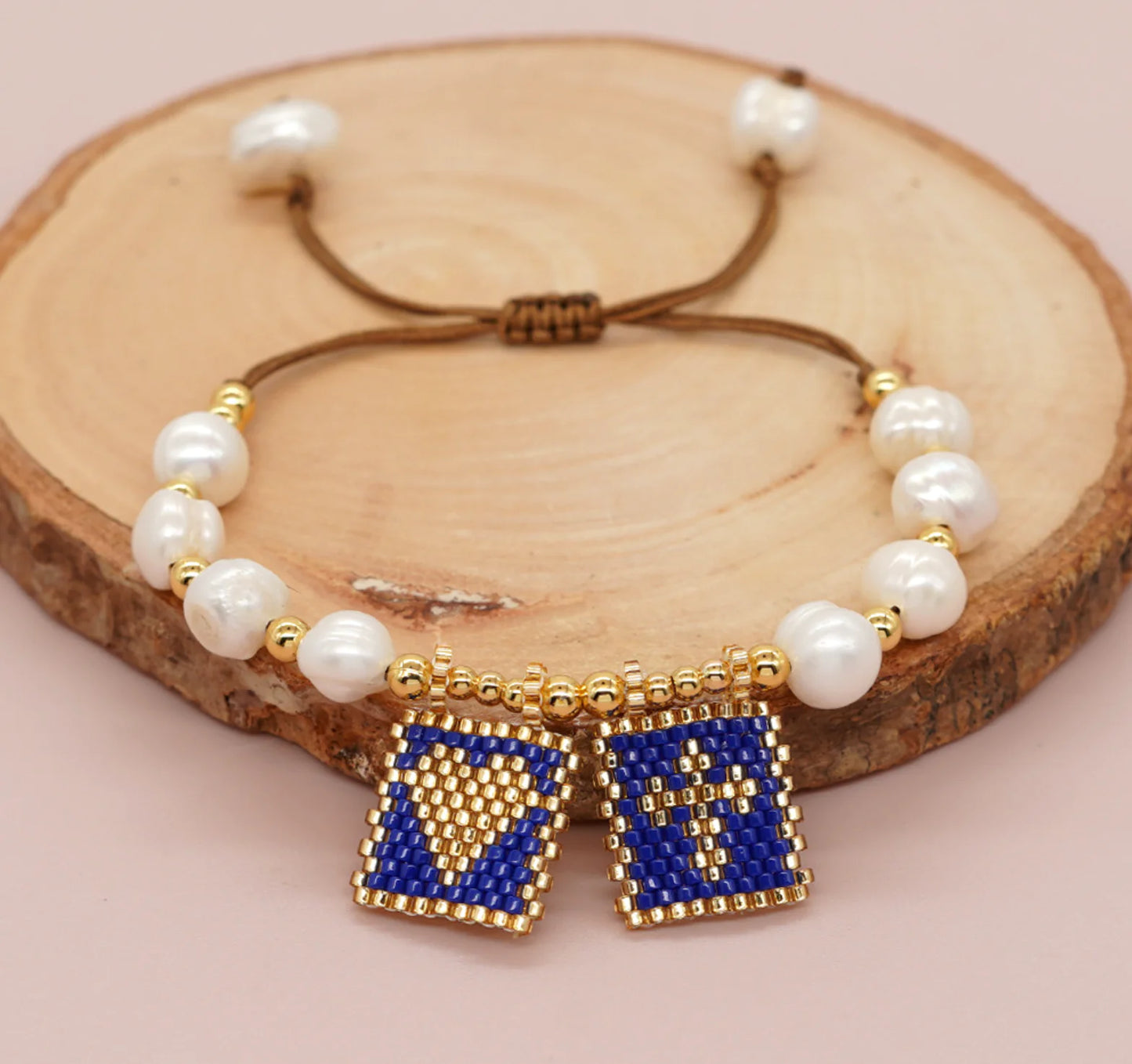 Sacred Freshwater Pearl Scapular Bracelet