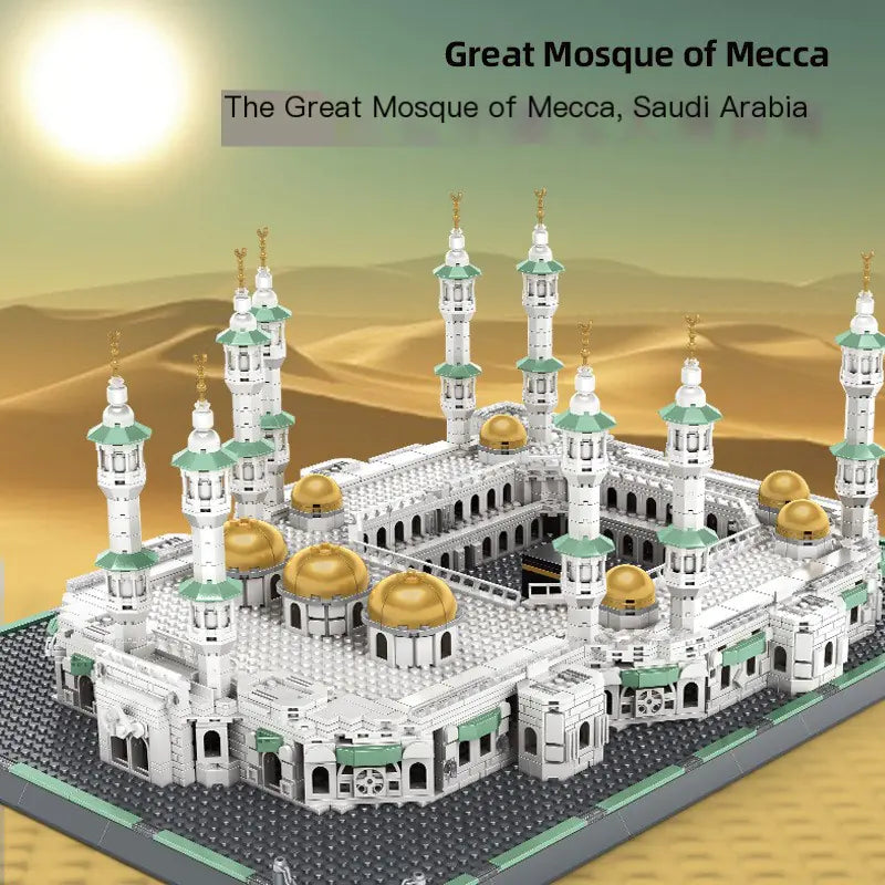Sacred Mosque Mecca Model Building Blocks Set (One Set) - Comfort Gift Box