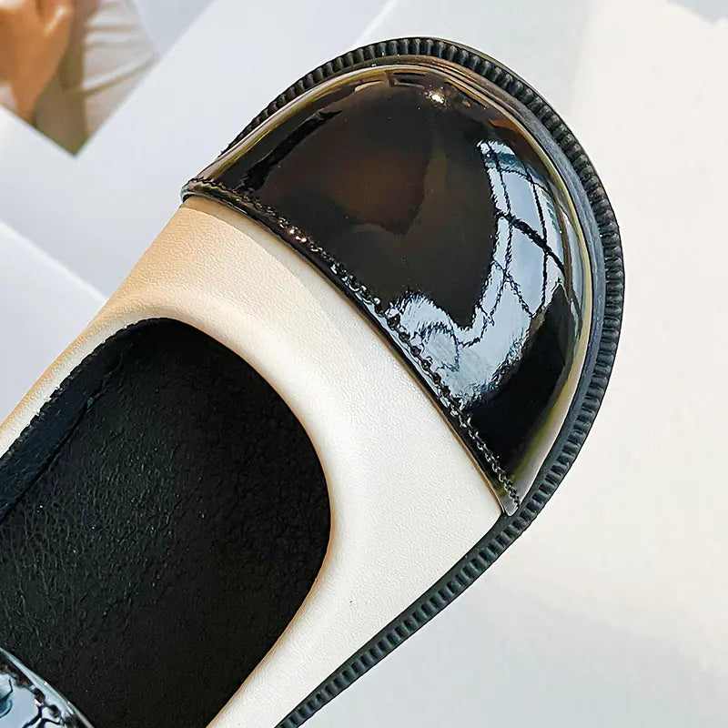 Girls' British Style Patent Leather Dress Shoes