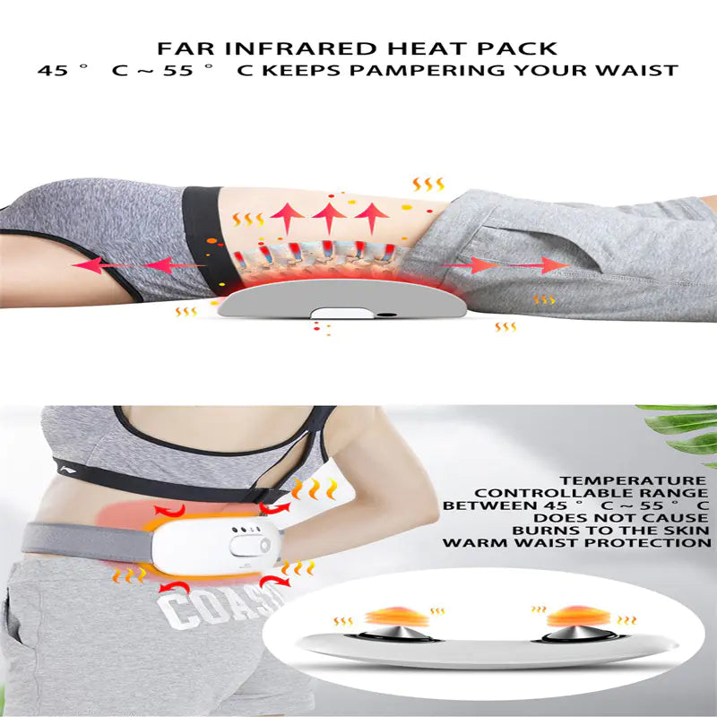 Home Waist Massager for Muscle Pain Relief and Therapy - Comfort Gift Box