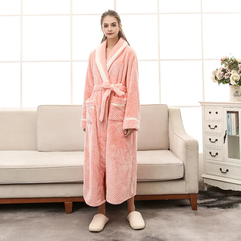 Couple Pajamas and Bathrobe Set for Women
