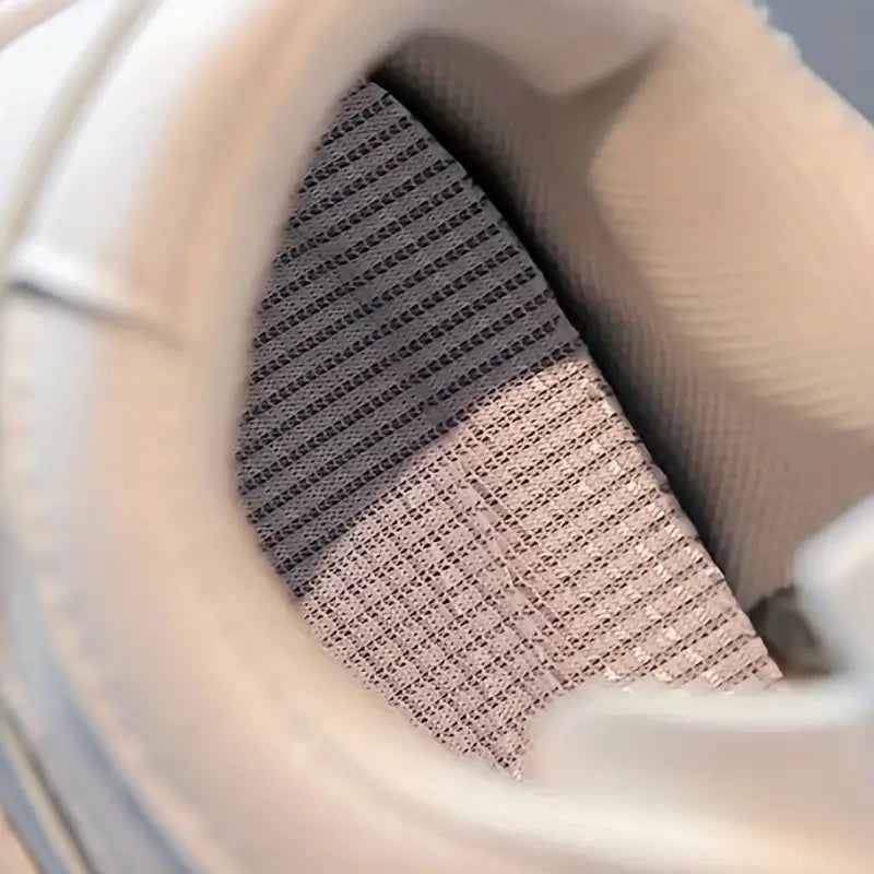 Breathable Mesh White Shoes for Boys (Ages 7-12)