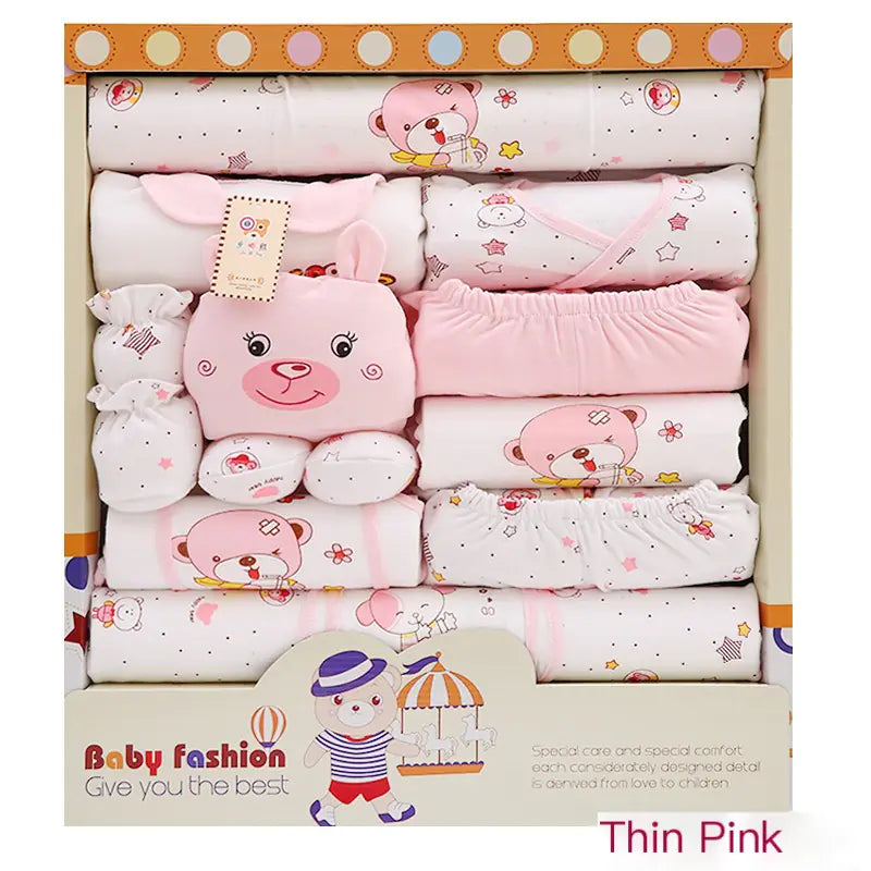 17-Piece Newborn Clothing Set with Gift Box