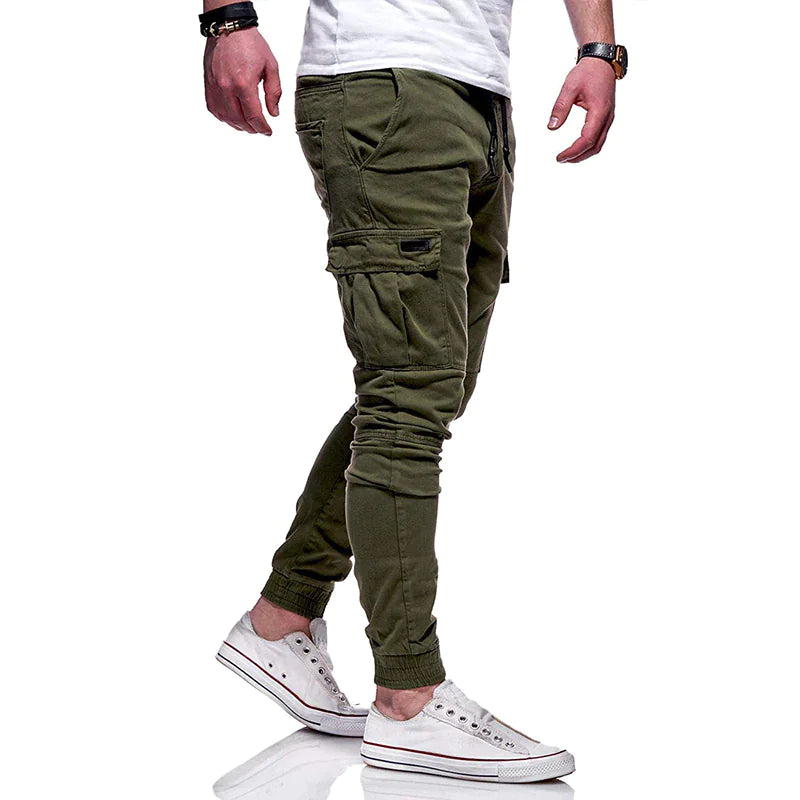 Men's Casual Joggers Pants Sweatpants Cargo Combat
