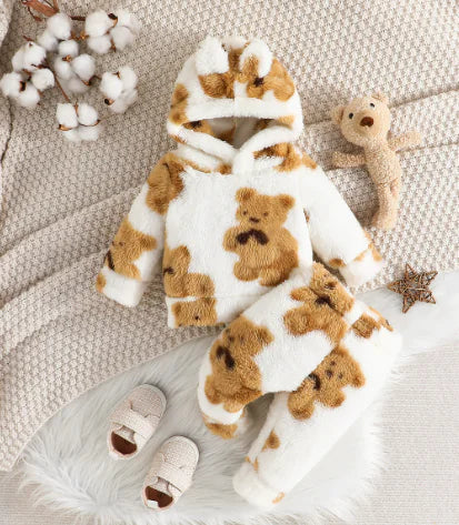 Cozy Cartoon Bear Set  (One Set) - Comfort Gift Box