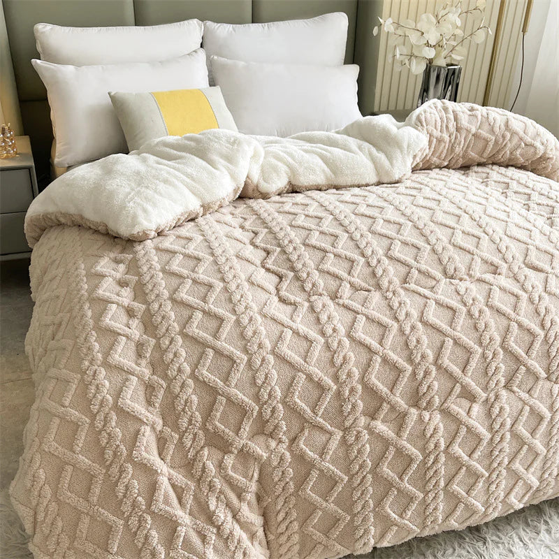 Warm Winter Cashmere Weighted Blanket - Comfort Gift Box
