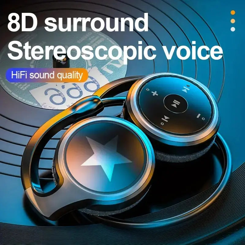 Over-Ear Wireless Headphones for Bass and Surround Sound