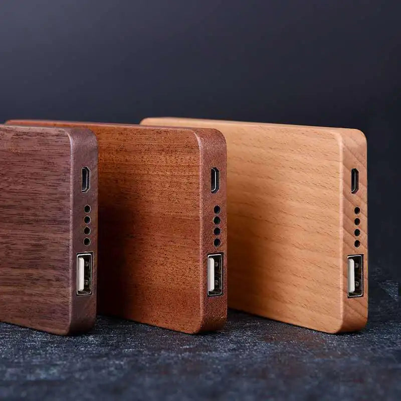 Wooden Power Bank - Portable Charger - Comfort Gift Box