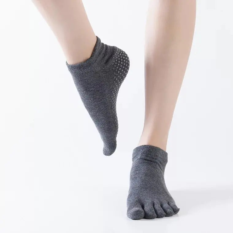 Professional Non-Slip Five-Finger Yoga Socks - Comfort Gift Box