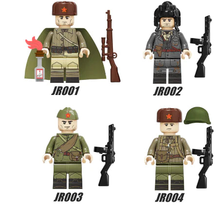 Military Building Block Doll Set (One Set) - Comfort Gift Box
