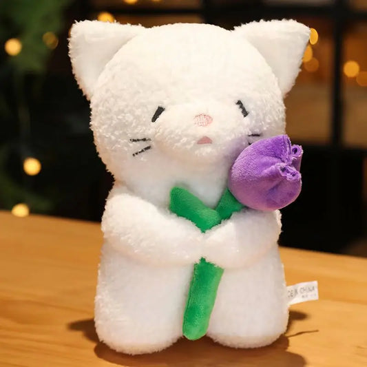 Cute Rose Bear Plush Toy for Gift