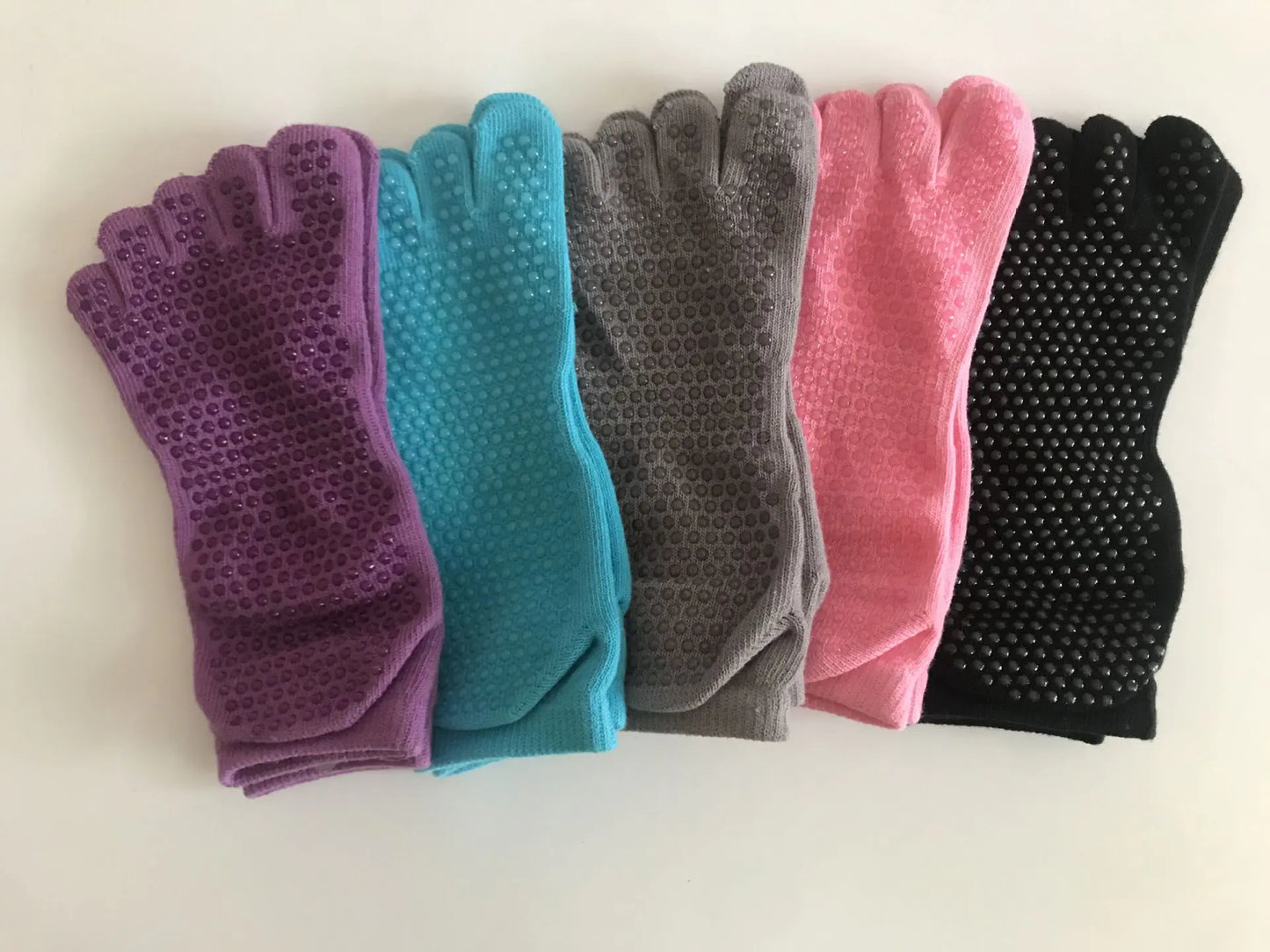 Professional Non-Slip Five-Finger Yoga Socks - Comfort Gift Box