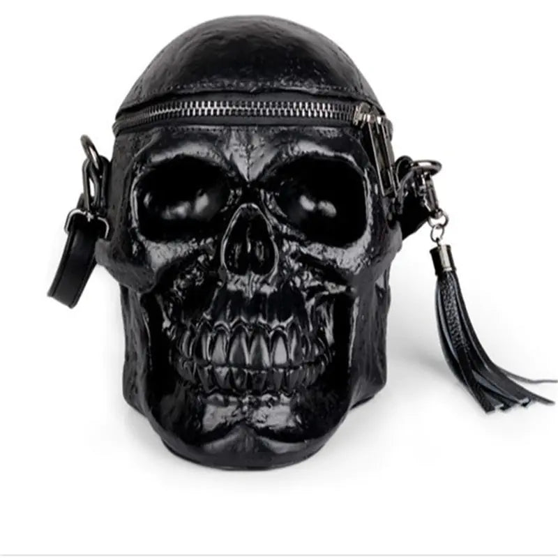 Skull Head Shoulder and Tote Bag