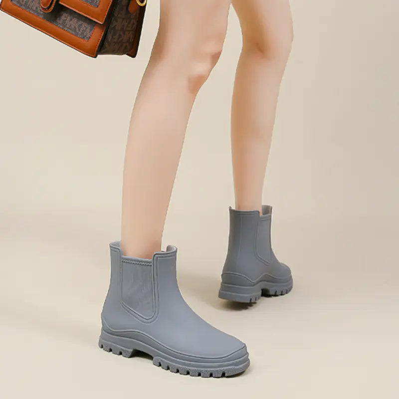 Women's Waterproof Non-slip Rubber Rain Boots - Comfort Gift Box