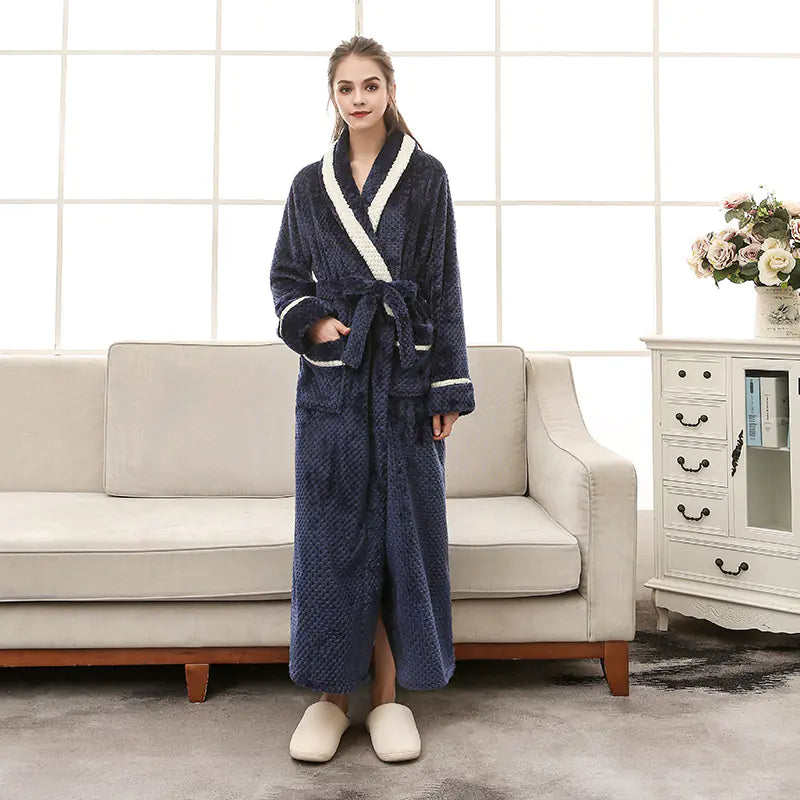 Couple Pajamas and Bathrobe Set for Women