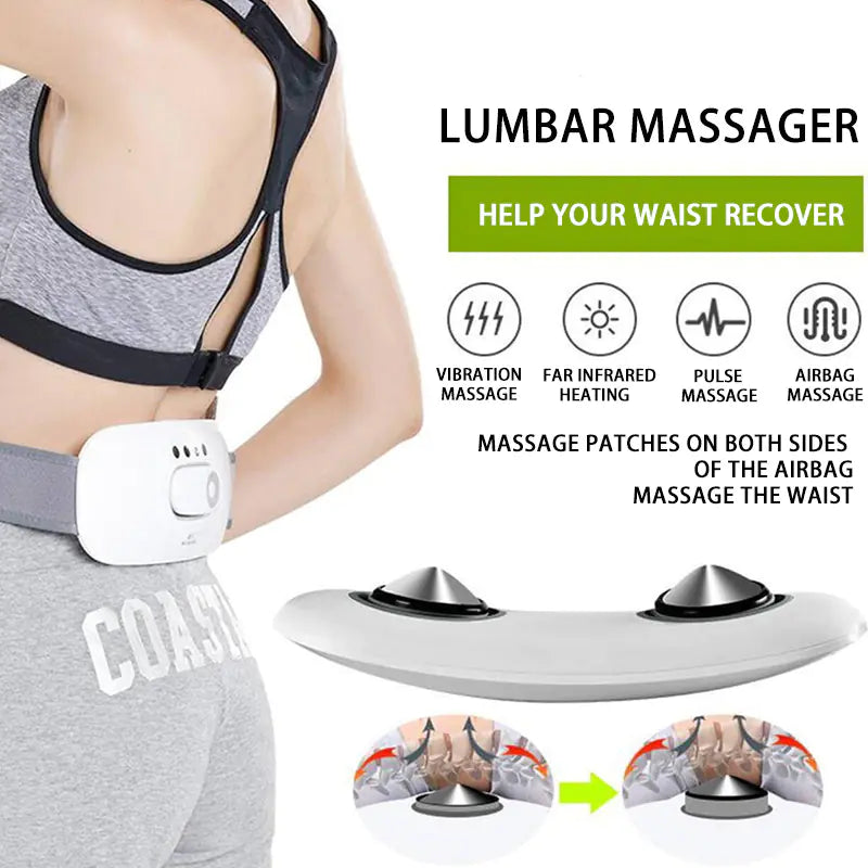 Home Waist Massager for Muscle Pain Relief and Therapy - Comfort Gift Box