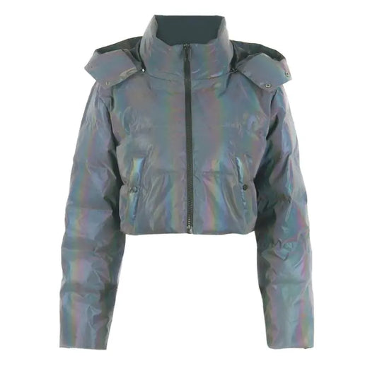 Reflective Jacket, Warm Coat, Women's Cotton Padded Jacket