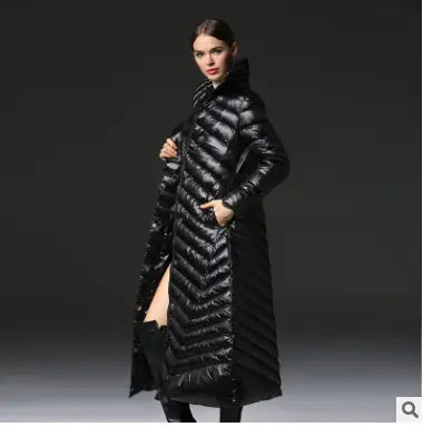 Lightweight Long Down Jacket for Woment