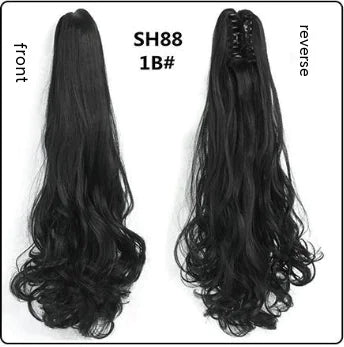 Fluffy Natural Lifelike Claw Clip Ponytail
