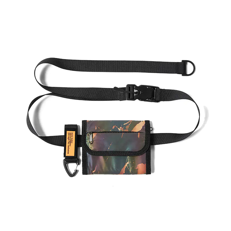 Irregular Laser Reflective Crossbody Chest Bag