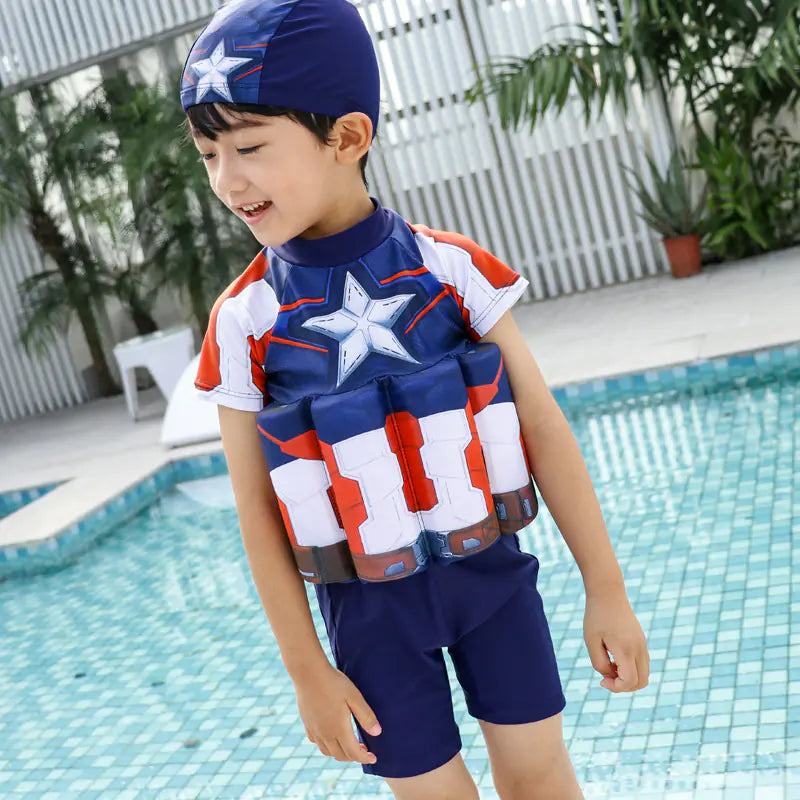 Kids' Float Swimwear for Boys and Girls (One-Piece)