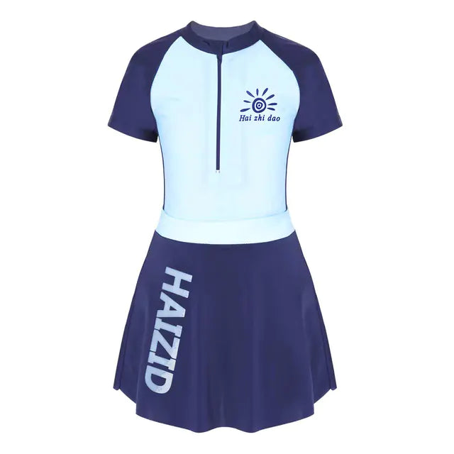 Children's Swimsuit Set: Jumpsuit and Skirt