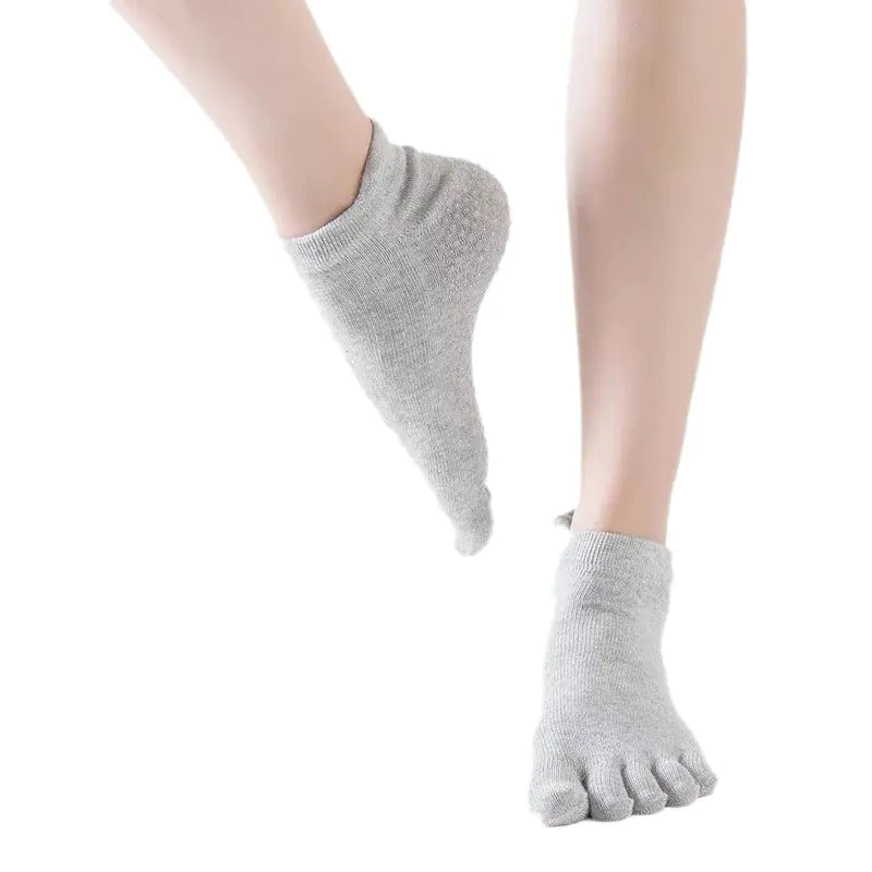 Professional Non-Slip Five-Finger Yoga Socks - Comfort Gift Box