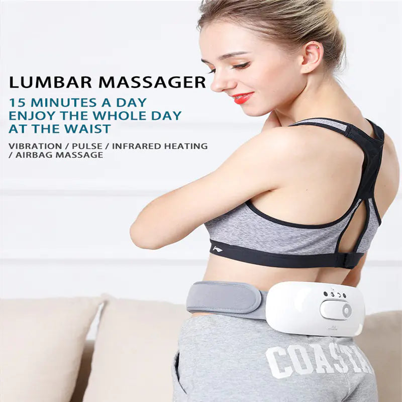 Home Waist Massager for Muscle Pain Relief and Therapy - Comfort Gift Box