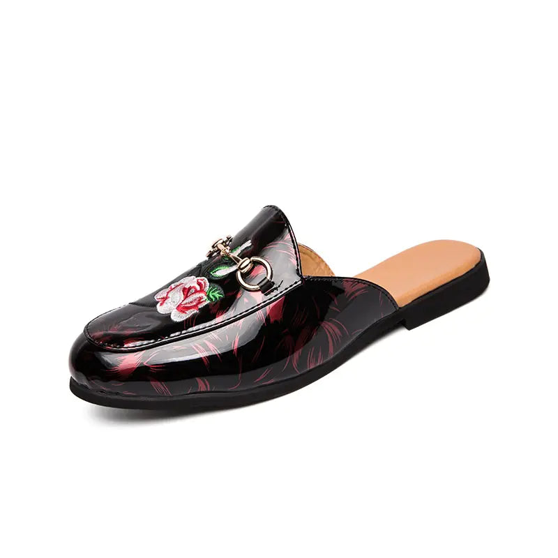 Embroidered Mule Shoes for Stylish Comfort - Comfort Gift Box