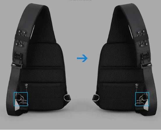 Business Chest Bag, Crossbody Bag, Shoulder Bag