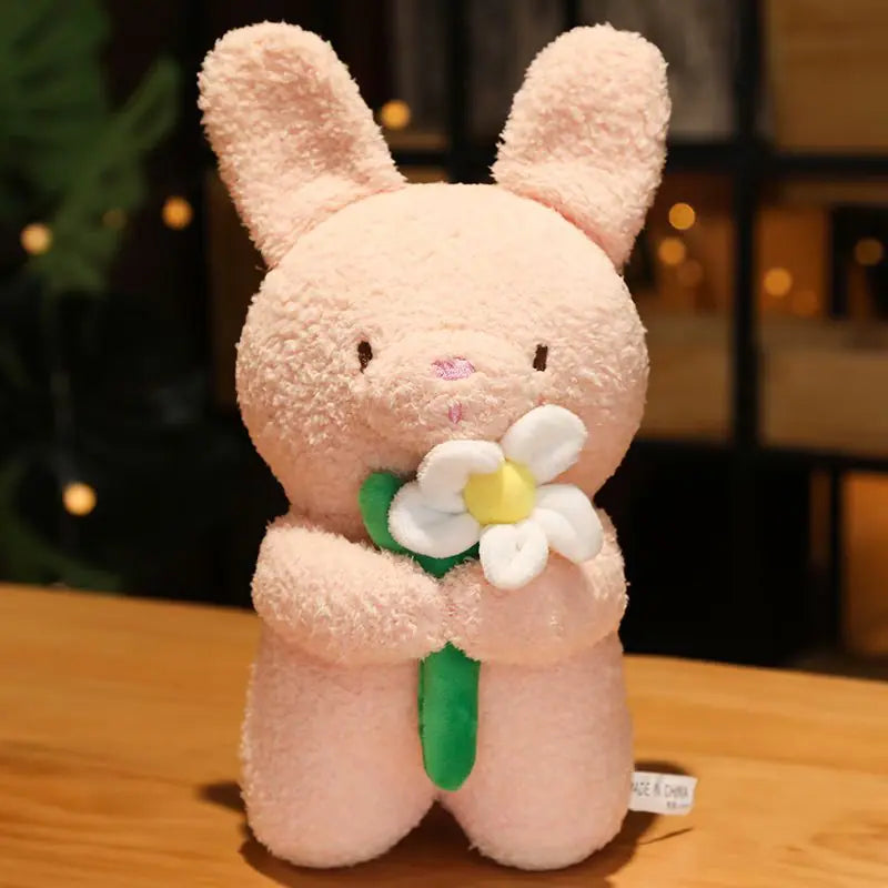 Cute Rose Bear Plush Toy for Gift