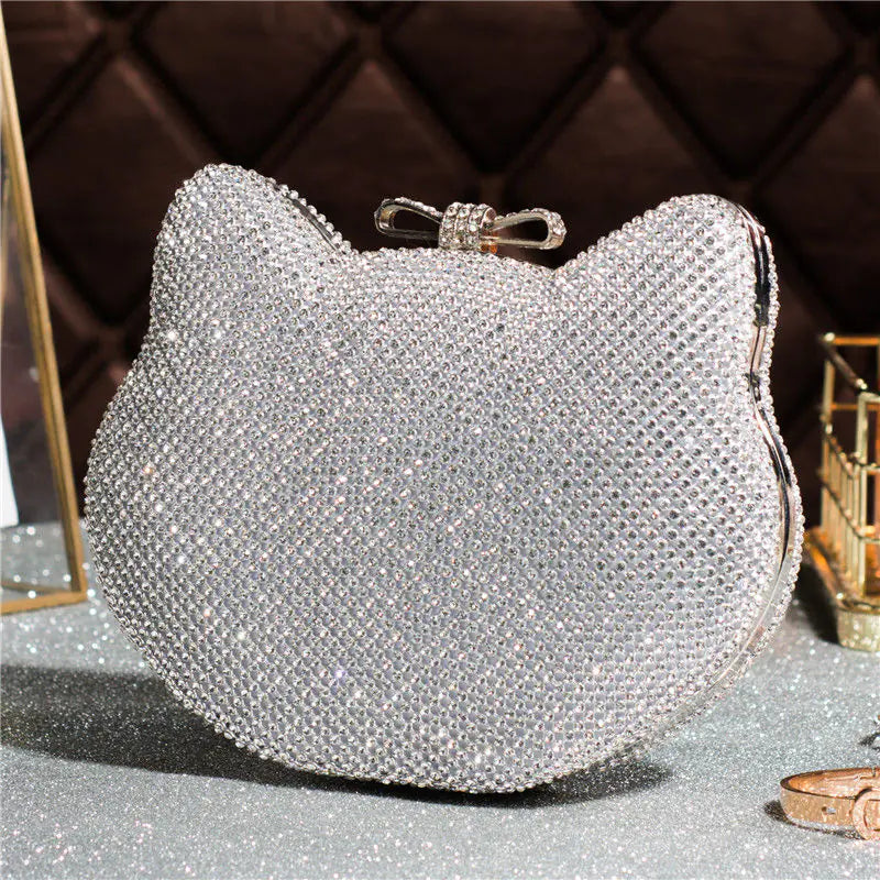 New Rhinestone Evening Clutch Bag - Korean Style