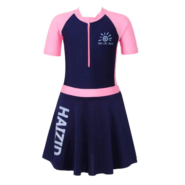 Children's Swimsuit Set: Jumpsuit and Skirt