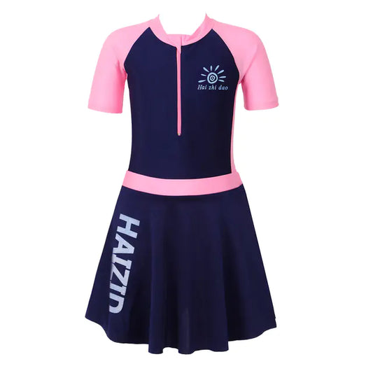 Children's Swimsuit Set: Jumpsuit and Skirt